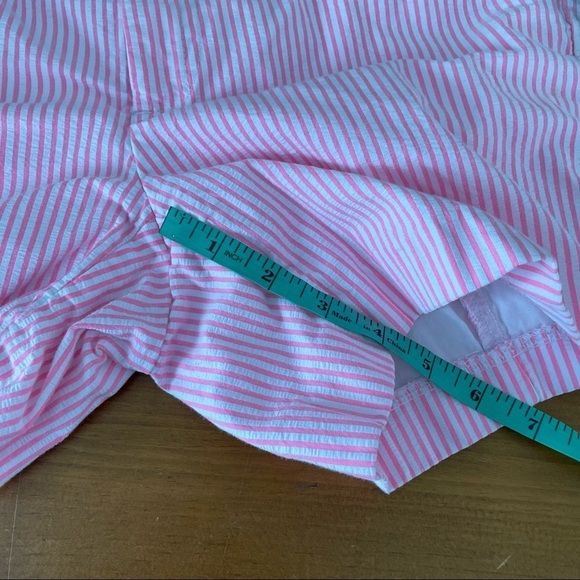 Lilly Pulitzer Kelly Pink Seersucker Stripe Shorts Womens 2 - Picture 10 of 10